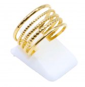 Złoty pierścień Obręcze ze stali nierdzewnej