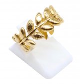 Złoty pierścień Wawrzyn ze stali nierdzewnej