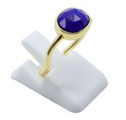 Pierścionek ze srebra próby 925 z wzorem lapis lazuli