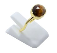 Pierścionek ze srebra próby 925 z motywem tygrysiego oka