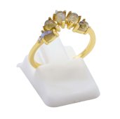 Pierścionek Srebrny Diadem z Labradorytem 925