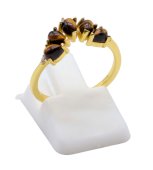 Pierścionek Srebrny Diadem Tygrysie Oko 925