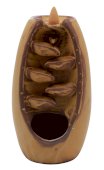 Kadzielnica z przepływem zwrotnym, chińska, kaskadowa, brązowa, 20 cm