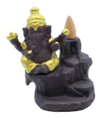 Podstawka na kadzidełka Ganesh Backflow 14 cm