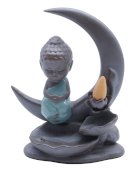 Kadzielnica Backflow Budda Księżyc 17 cm
