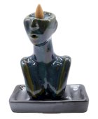 Kadzielnica Backflow Twarz Design 16 cm