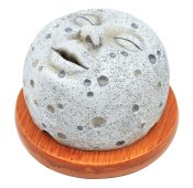 Kadzielnica z przepływem zwrotnym, dymiąca głowa Buddy, 10 cm