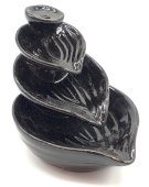 Ceramiczny uchwyt na kadzidełka z przepływem zwrotnym, liście wodospadu