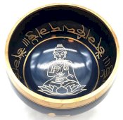 Aluminiowa misa śpiewająca Budda 12 cm