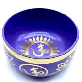 Miska śpiewająca z aluminium, korona czakry, 12 cm