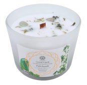 Świeca Green Tree 'Good Luck' Zielony Awenturyn + Paczula 256g