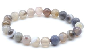 Bransoletka Agat Bostwana 'AA' perles 8mm