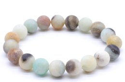 Bransoletka Amazonit Multi perles 10mm