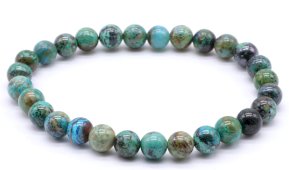 Bransoletka Chrysocolle 'AA' perles 6mm