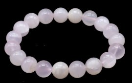 Bransoletka z perełek Calcite Rose 10mm