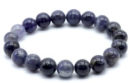 Bransoletka z kordierytu perły 10mm