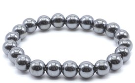 Bransoletka z hematytu perły 10mm