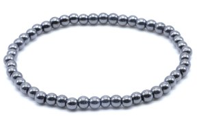 Bransoletka z hematytu perły 4mm