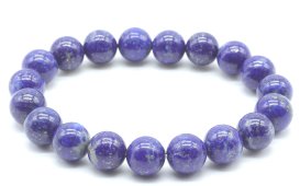 Bransoletka z pereł Lapis Lazuli 'AA' 10 mm