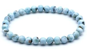 Bransoletka z pereł Larimar 6mm