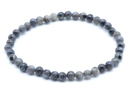 Bransoletka z pereł Larvikite 4mm