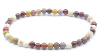 Bransoletka Jasper Mokaite perły 4mm