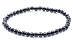 Bransoletka Onyx Czarne perły 4mm