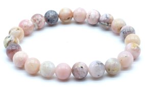 Bransoletka Opal Pink Pearls 8mm