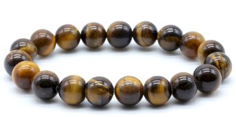 Bransoletka z koralików Oko Tygrysa 10mm