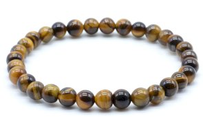 Bransoletka z koralików tygrysiego oka 6mm