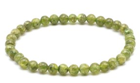 Bransoletka Perły Peridot 6mm