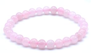 Bransoletka z kwarcu Rose Perles 6mm