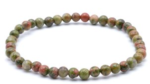Bransoletka z pereł unakite 4mm