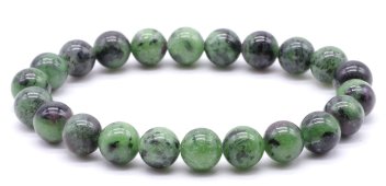 Bransoletka z pereł Ruby Zoïsite 8mm