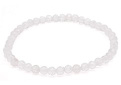 Bransoletka z kryształu górskiego fasetowane koraliki 4mm