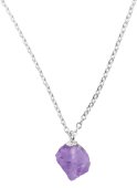 Naszyjnik „Wild Crystal” ze srebra próby 925 – ametyst