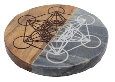 Podkładka na stół Metatron Wood/Marble 10 cm
