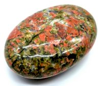 Rolled Stone XL Unakite 6cm