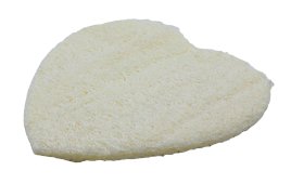 Gąbka luffa w kształcie serca 10 cm