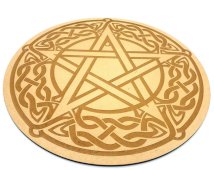 Drewniana tabliczka Pentagram 30 cm
