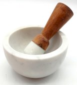 Moździerz marmurowy biały 11 cm
