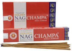 Kadzidło Golden Nag Champa 15g