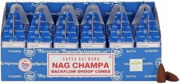 Stożki zwrotne Satya Nag Champa 6szt