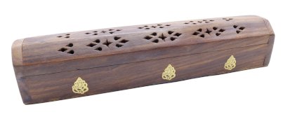 Drewniany stojak na kadzidełka Ganesh Box 30cm