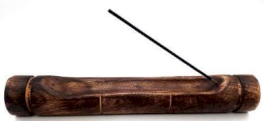 Drewniany flet na kadzidełka 31 cm