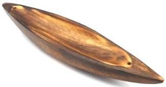Drewniany kadzielnik Pirogue 25cm