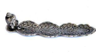 Kadzielnica metalowa Budda 21 cm