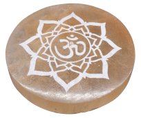 Pomarańczowy selenitowy kadzielnica OM 10 cm