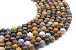 Koraliki Ocean Jasper 8mm na nitce 40cm