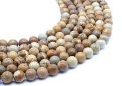 Koraliki Jasper Landscape 10mm na nici 40cm
